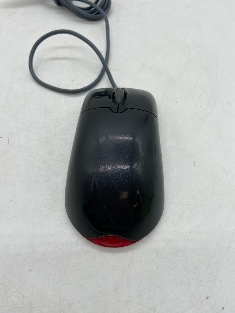 Microsoft Wheel Mouse Optical USB X802382 1.1A Black - Tested & Free Shipping