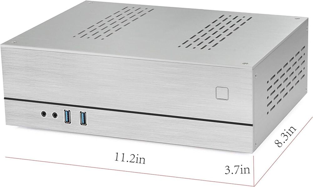 SKTC Half-High A02 Chassis Rack Mount ITX Computer Case for Audio DIY Projects