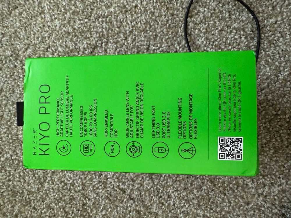 Razer Kiyo Pro Streaming Webcam - Open Box