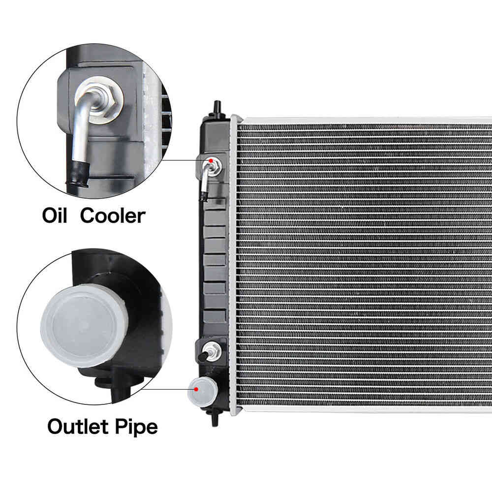 Upgraded Radiator and AC Condenser Combo for Nissan Altima and Maxima