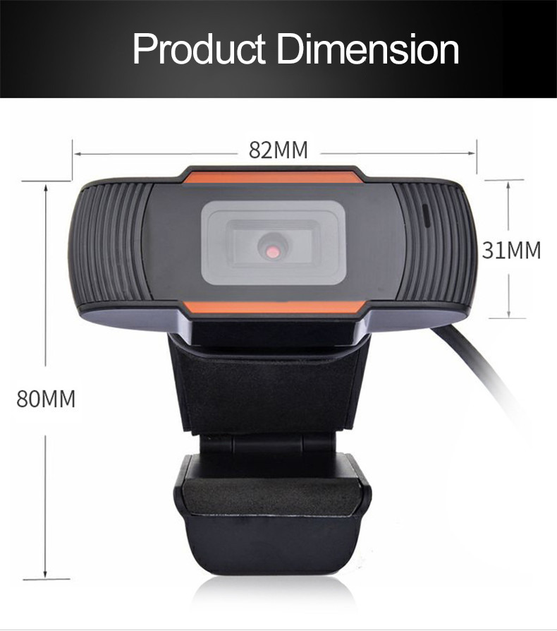 1080P HD Webcam with Auto Focus and Microphone for PC and Laptop
