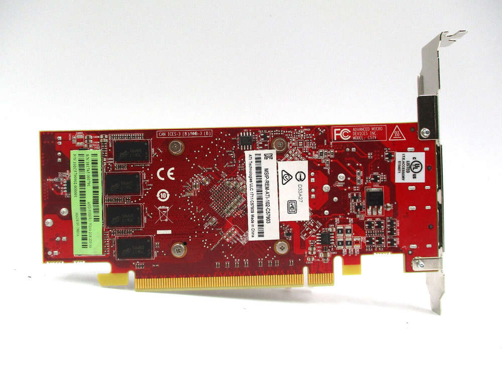 HP AMD FirePro W2100 2GB DDR3 Dual DP PCIe x16 Graphics Card