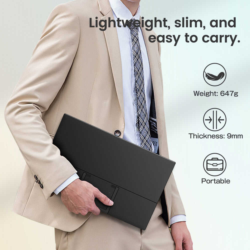 UPERFECT 15.6" Full HD Portable Gaming Monitor with FreeSync