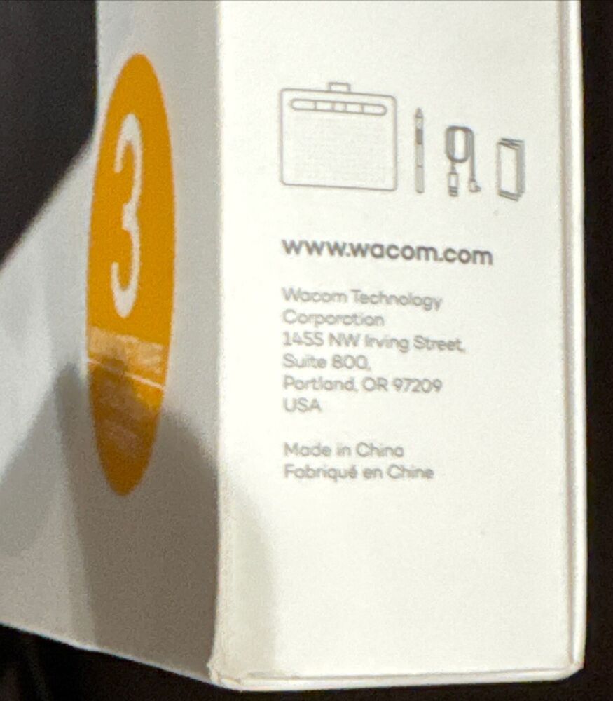 Wacom Intuos Wireless Graphics Tablet 3 with Bonus Software