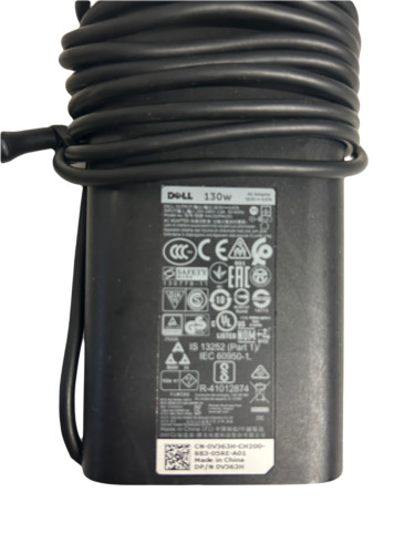 Dell 130W 19.5V Small Tip AC Adapter Charger for XPS and Precision Laptops
