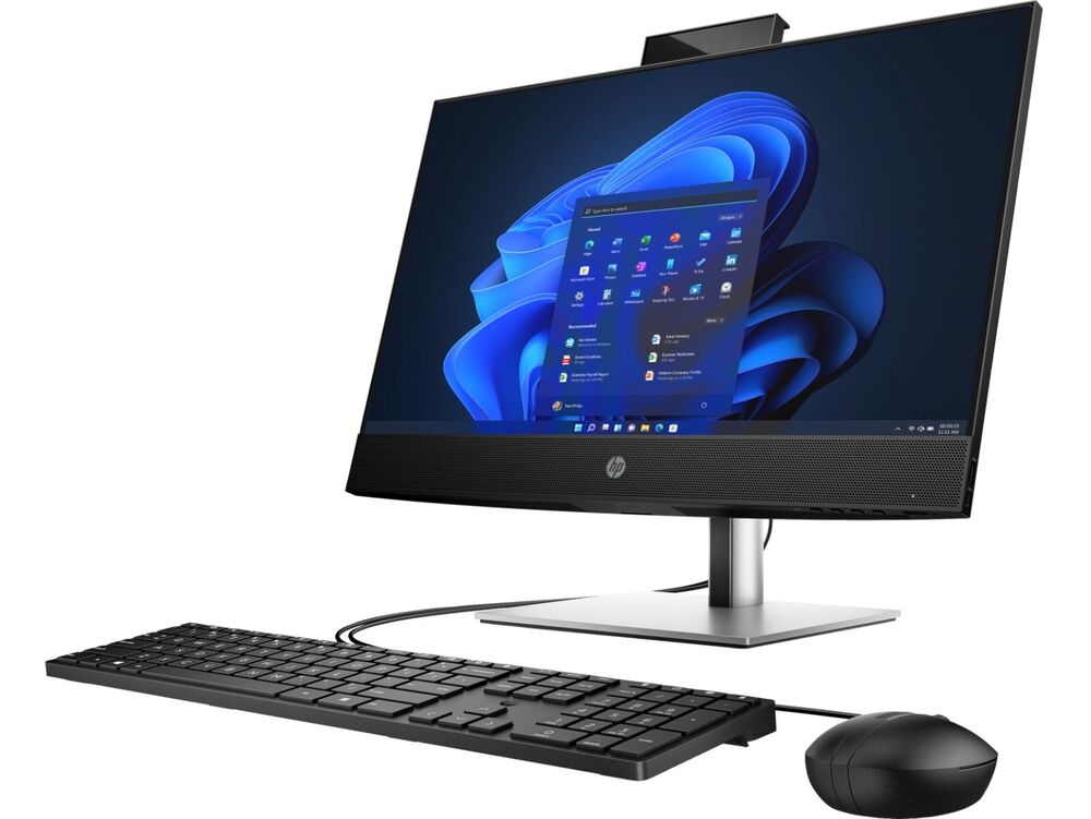 HP ProOne 440 G9 AIO Desktop PC with Intel Celeron G6900, 4GB RAM, 256GB SSD