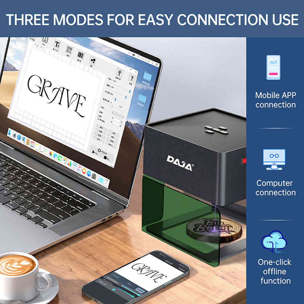 DAJA DJ6 Laser Engraver - Portable DIY Engraving Machine