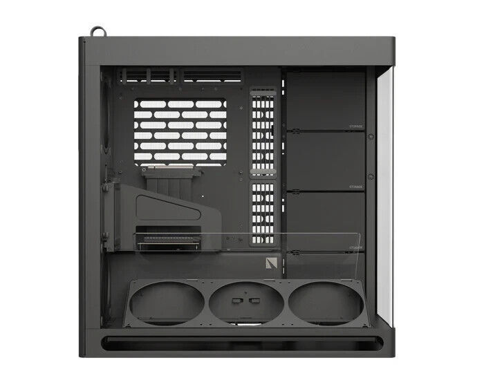 HAVN HS420-08 VGPU Vertical GPU Airflow Mid Tower PC Case - Black