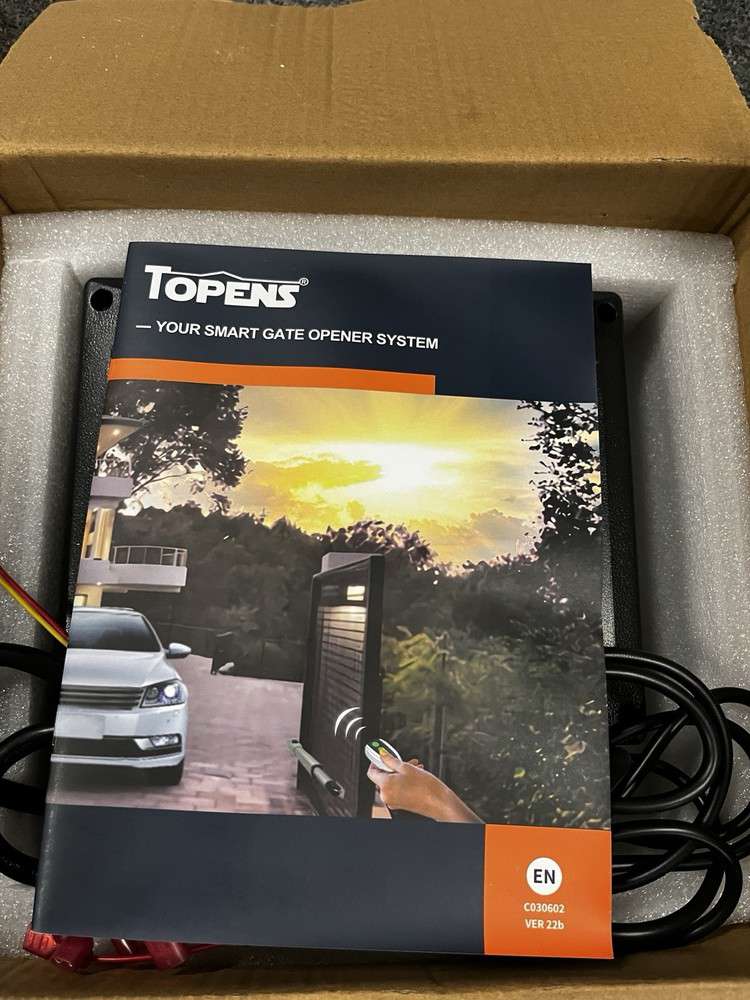 Topens UPS01 Uninterrupted Power Supply for Single Swing Gate Opener