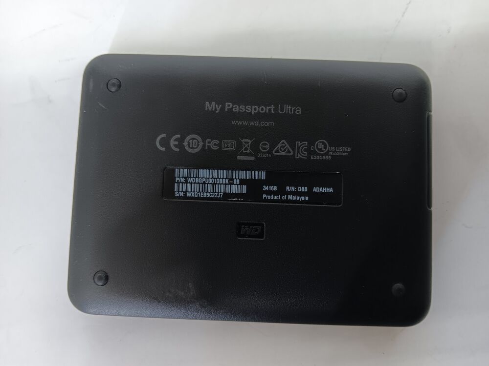 WD My Passport Ultra 1TB Portable USB External Drive