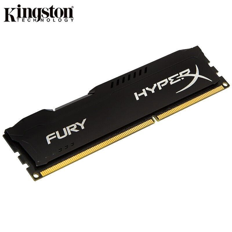 Kingston HyperX Fury 32GB DDR3 RAM Kit - 4x8GB 1600MHz PC3-12800 Desktop Memory