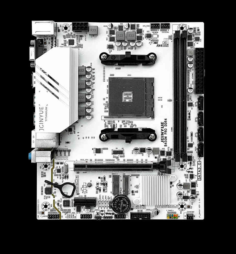 AMD AM4 B450M Pro Motherboard - Versatile and Compatible