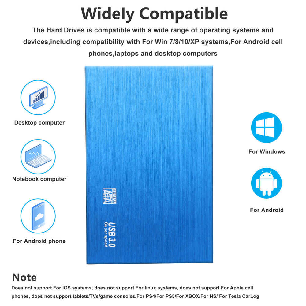 High-Speed Portable External HDD Hard Disk Drive