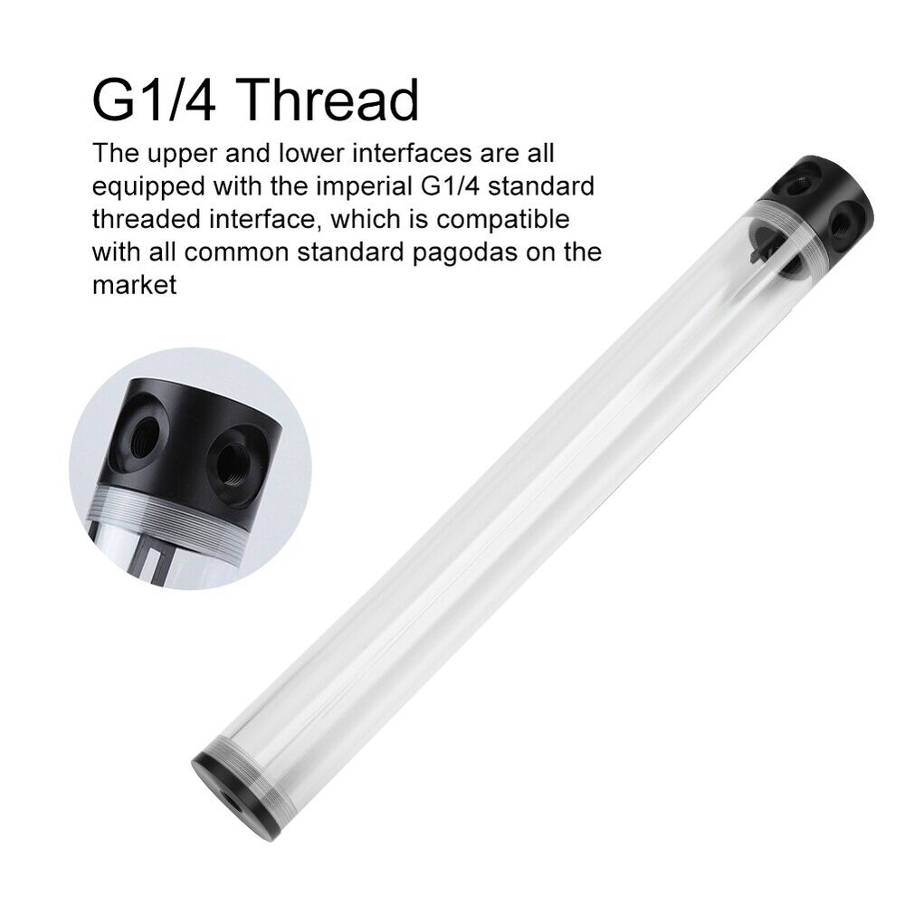 50mm Diameter G1/4 Thread DIY Water Cooling Kit for PCs