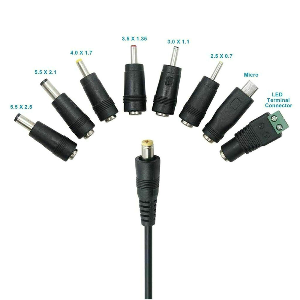 Versatile AC/DC Power Supply Adapter 3V-24V