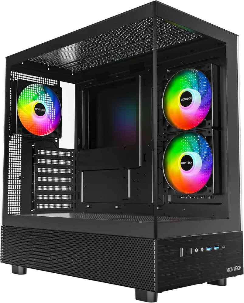 XR ATX Mid-Tower Gaming Case with 3 ARGB PWM Fans