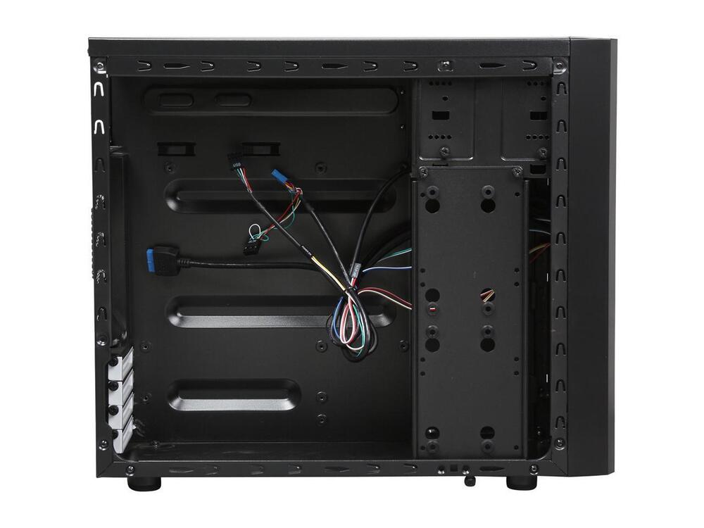 Fractal Design Core 1000 Black Micro ATX Mini Tower Computer Case