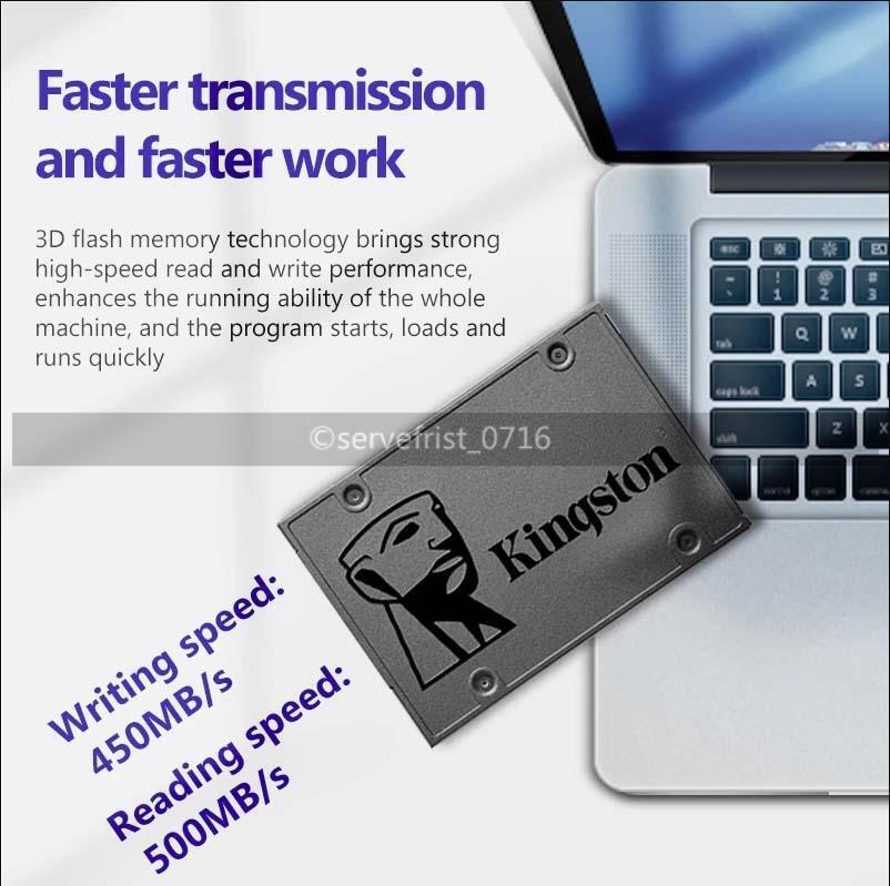 Kingston A400 120GB SATA3 2.5" Internal SSD - High-Speed Storage Solution