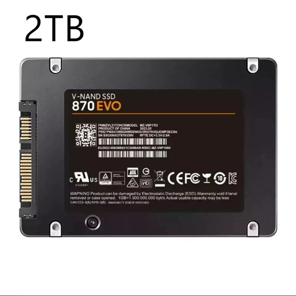 High-Speed 4TB, 2TB, 1TB SSD SATA III Internal Drives for PC/MAC
