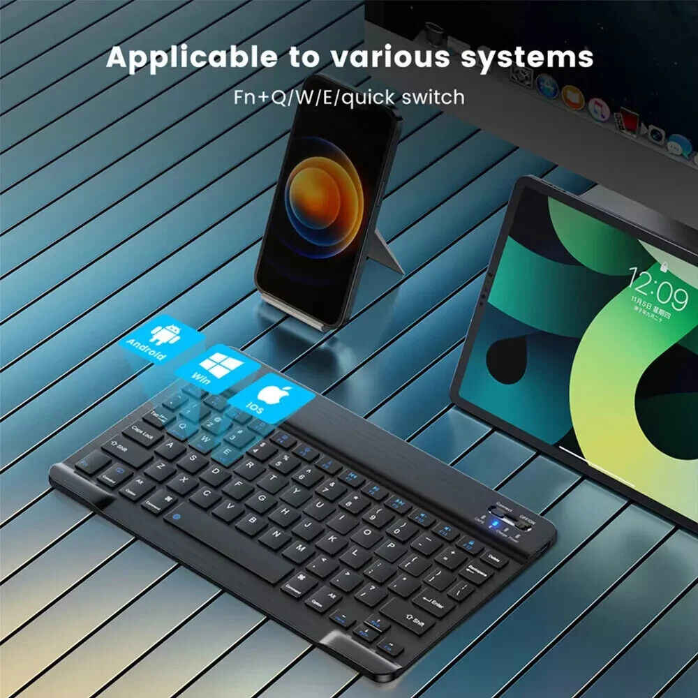 Bluetooth Wireless Keyboard Mouse Combo for Tablets