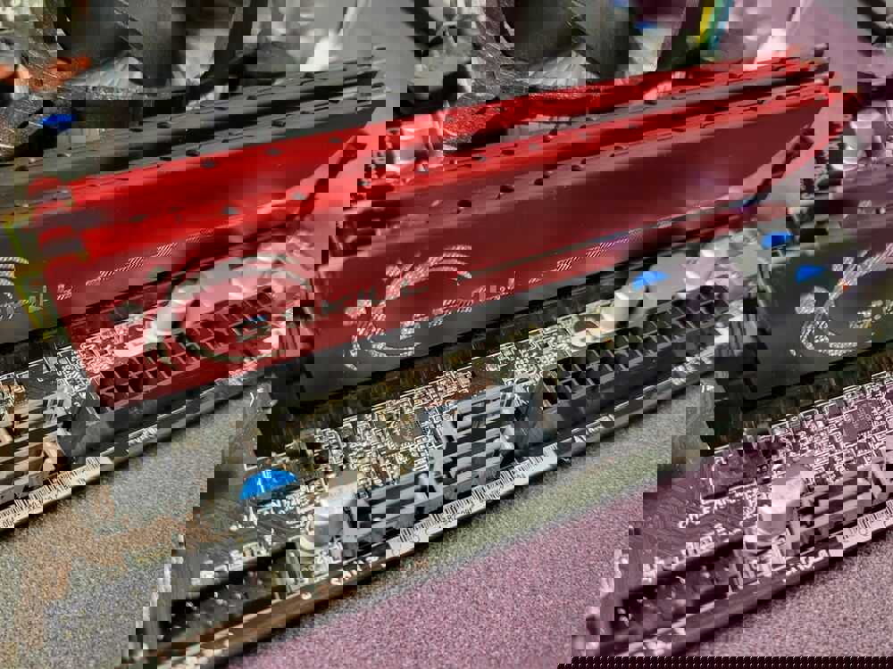 AsRock B75M Motherboard with Intel Pentium CPU and 4GB DDR3 RAM