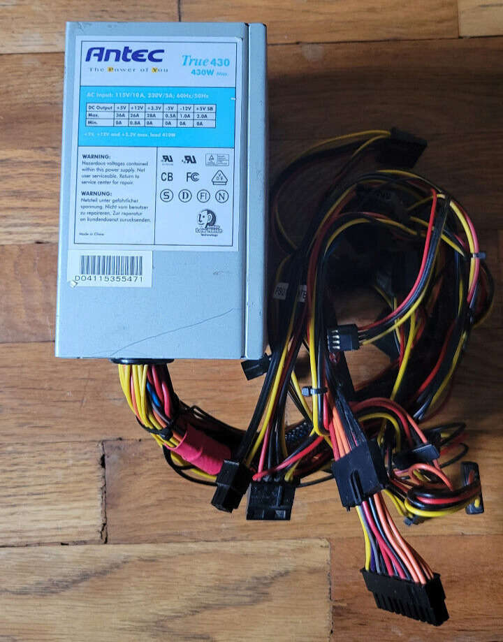 ANTEC TRUE 430 Desktop Power Supply - 430W Max Silent Low Noise PSU