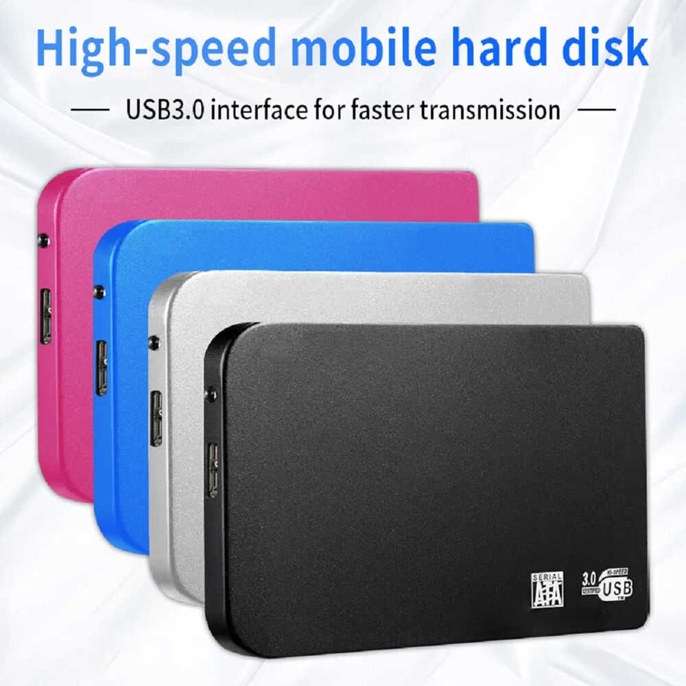 1/2/4TB High-Speed USB 3.0 External Hard Drive - Plug and Play Storage Solution