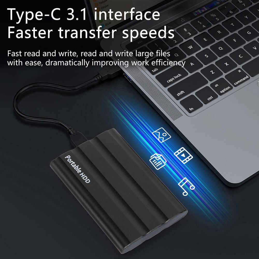 High-Capacity USB External Hard Drive - Easy Storage Solution