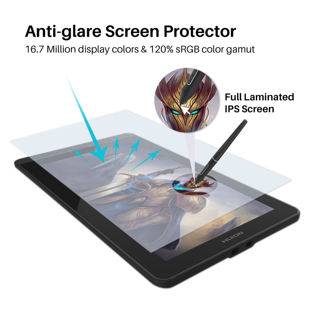 Huion KAMVAS 13 Graphics Drawing Tablet with Stand and USB-C Cable