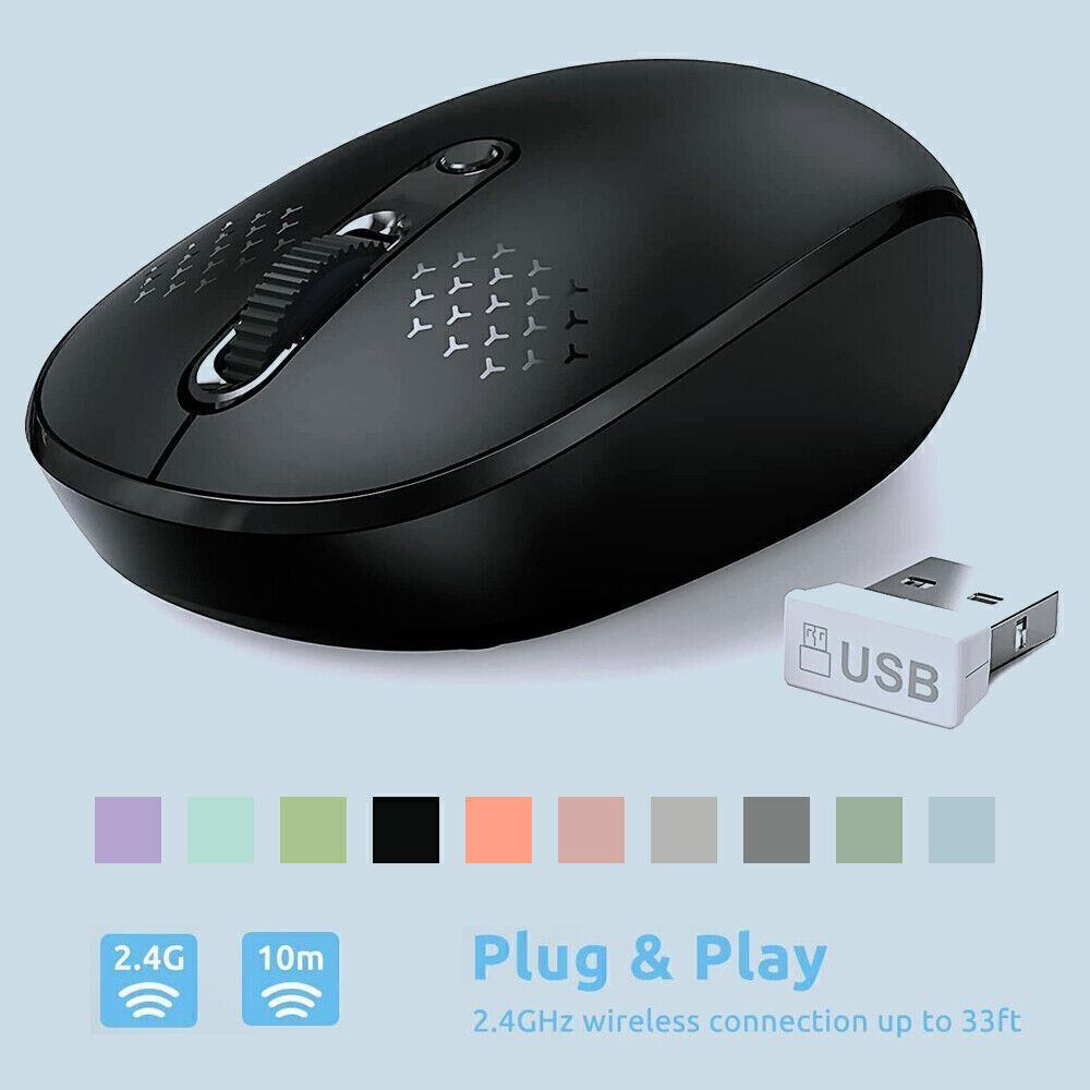 Wireless 2.4GHz Optical Mouse with USB Receiver
