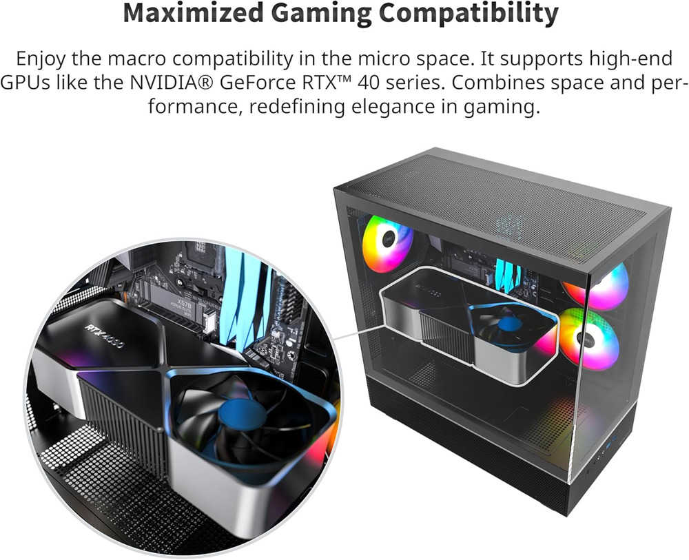 XR ATX Mid-Tower Gaming Case with 3 ARGB PWM Fans