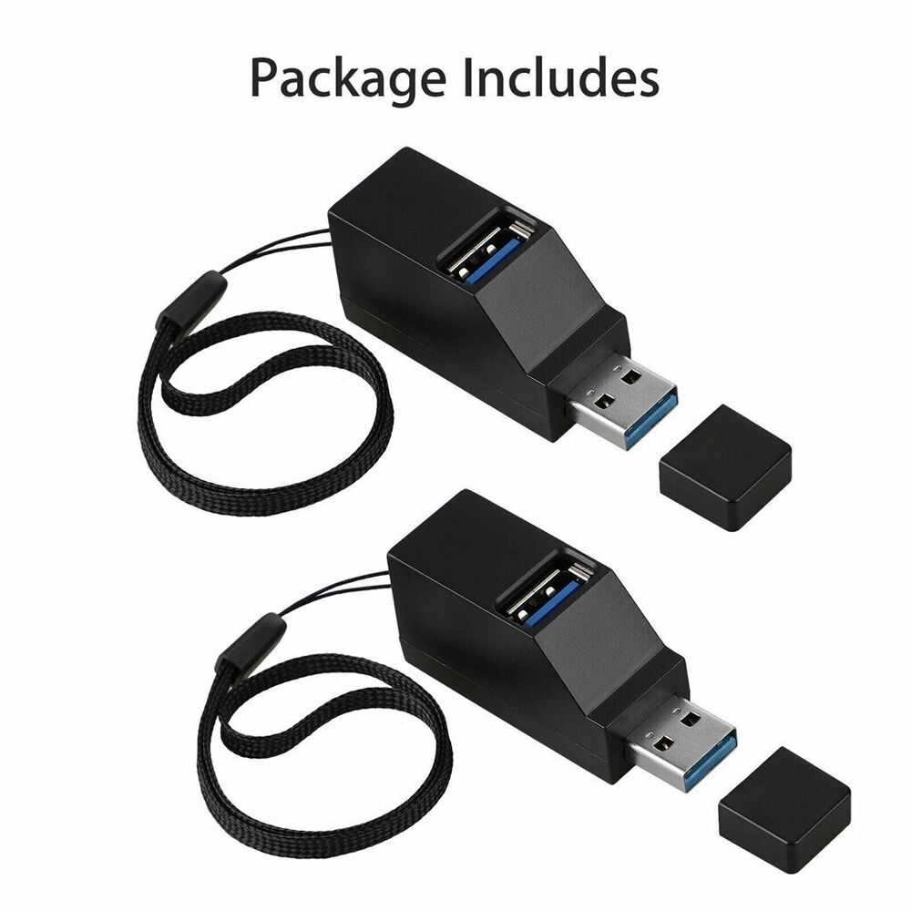 3-Port USB 3.0 Hub - High-Speed Data Transfer for Multiple Devices
