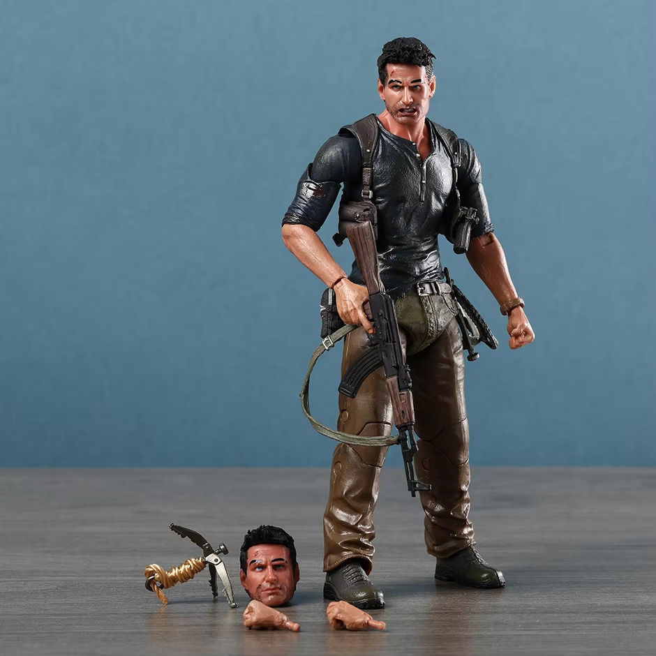 NECA Nathan Drake Uncharted 4 Action Figure Collection