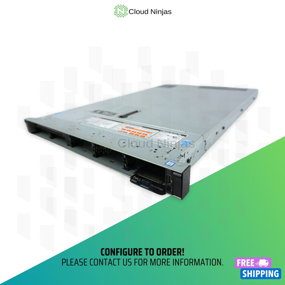 Dell PowerEdge R640 8 Bay Server with 2x Silver 4112 DDR4 2133 MT/s SSD