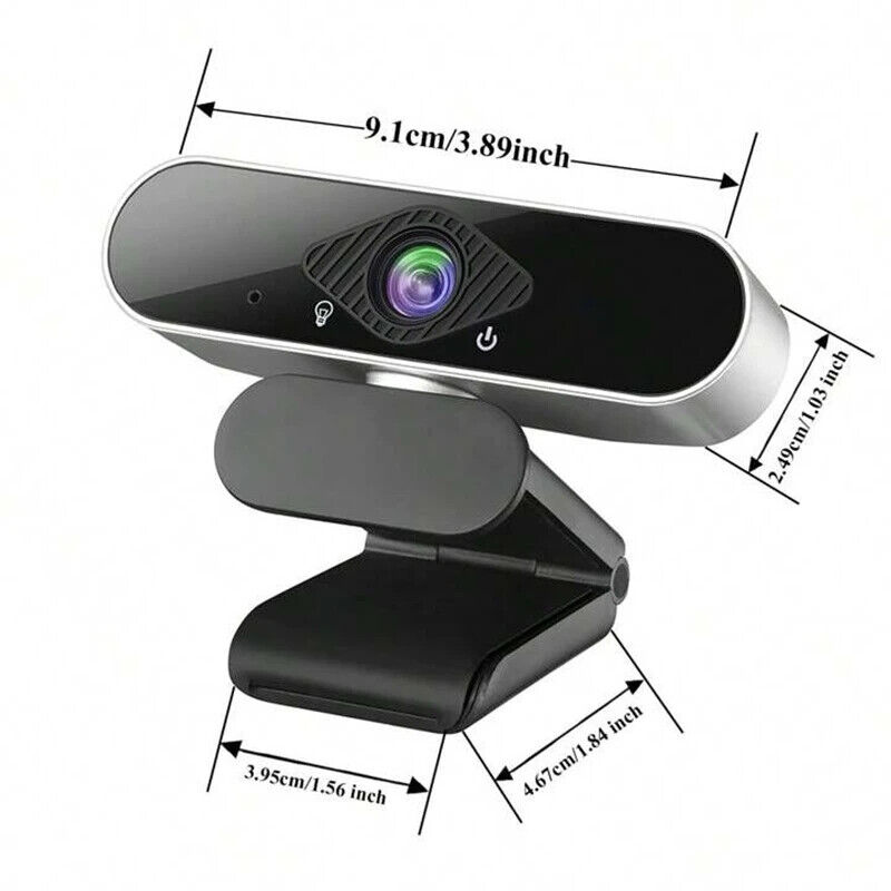 1080P Full HD USB Webcam with Built-in Microphone