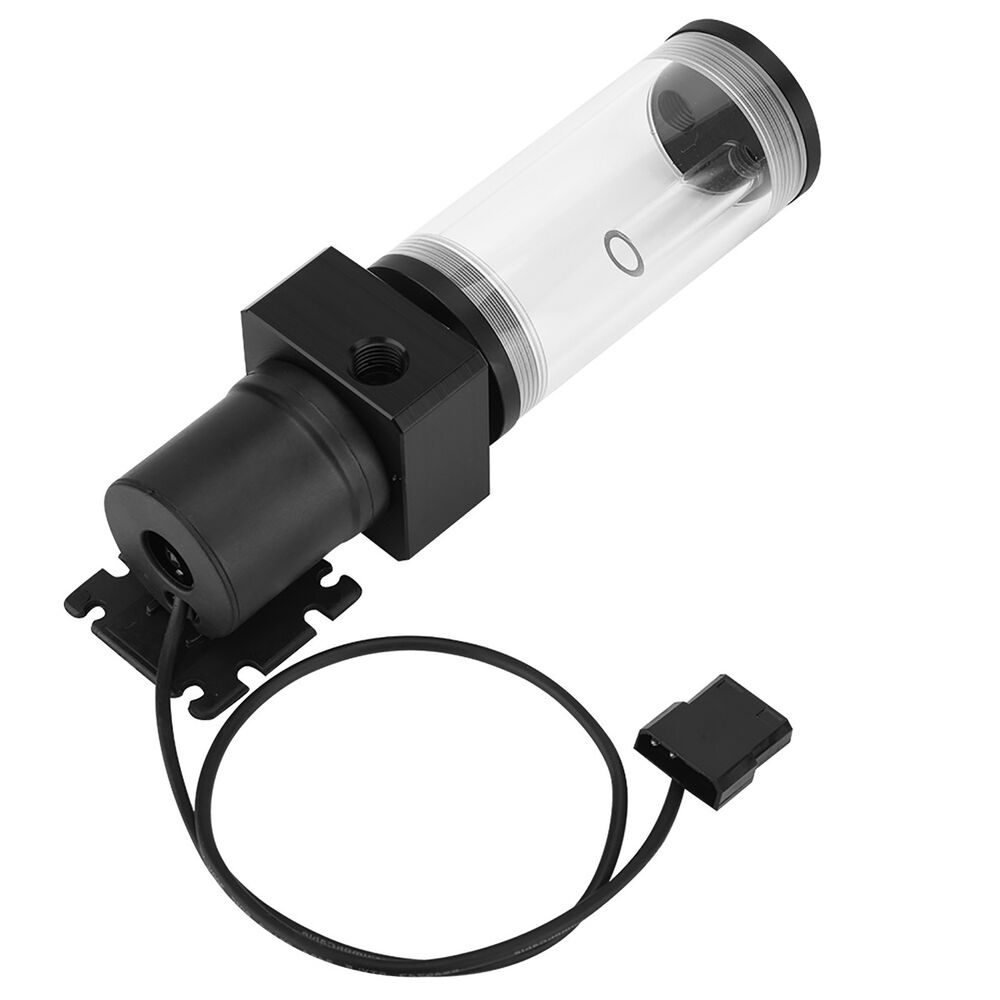Premium Acrylic DIY Water Cooling Cylinder Reservoir with 19W Pump