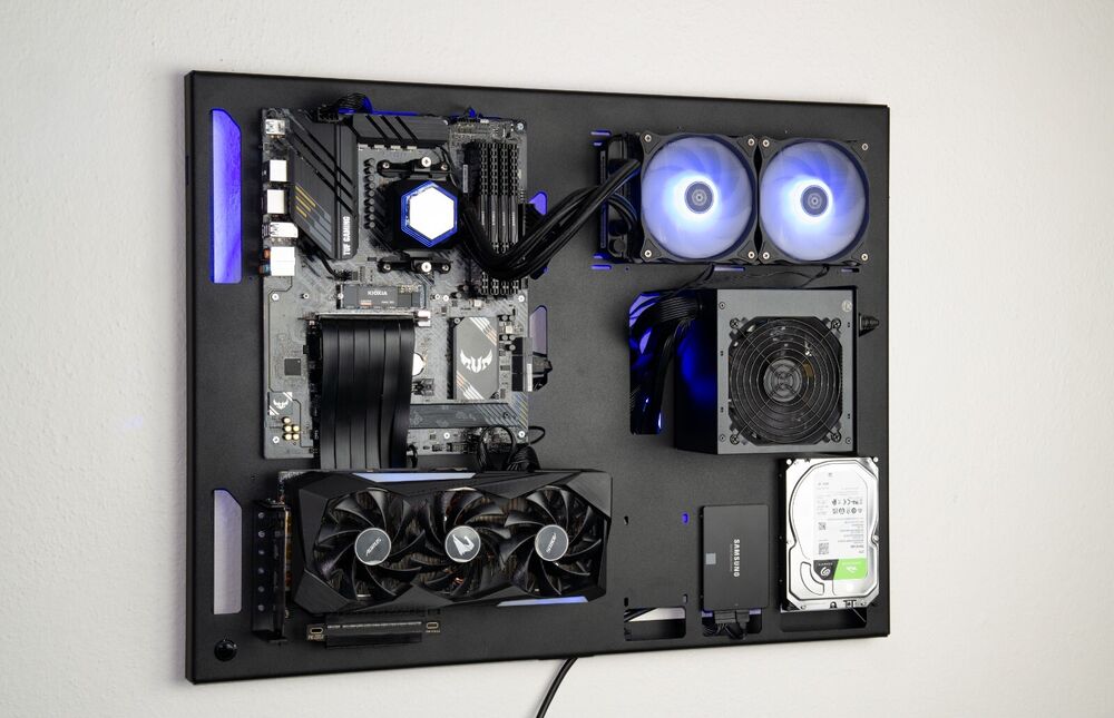 Space-Saving Wall Computer Case