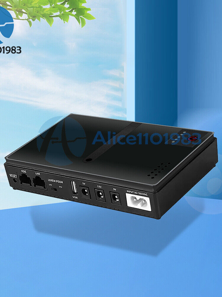 10400mAh UPS Battery Backup for Routers and Modems
