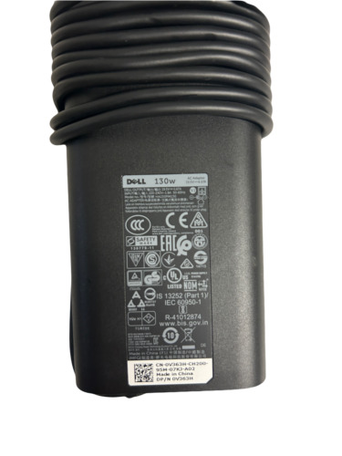 Dell 130W 19.5V Small Tip AC Adapter Charger for XPS and Precision Laptops