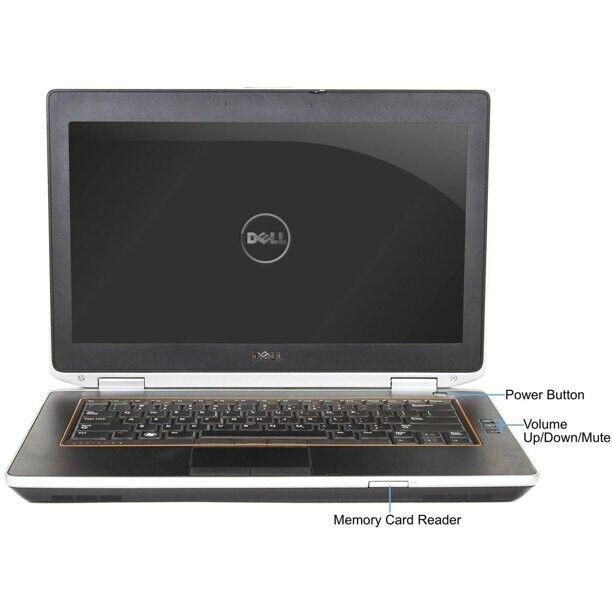 14" Dell Latitude Laptop with CD/DVD Drive, Intel i5, 16GB RAM, 500GB HDD