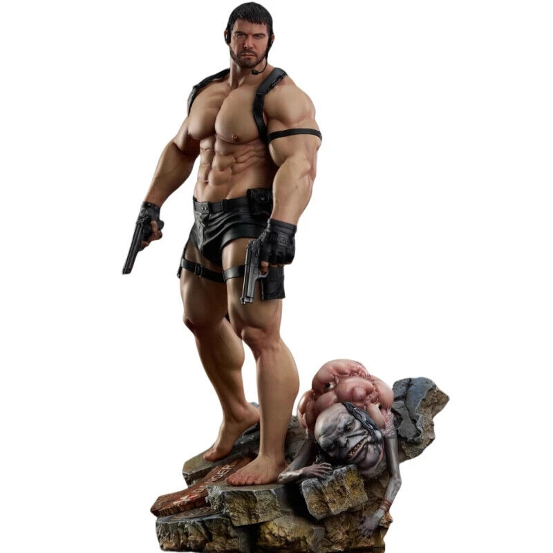 Resident Evil Chris Redfield Action Figure, 38cm Statue Collectible