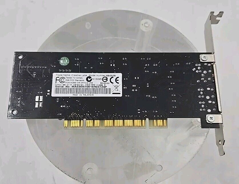 Creative Labs Sound Blaster Audigy SE 7.1 SB0570 24-bit PCI Sound Card