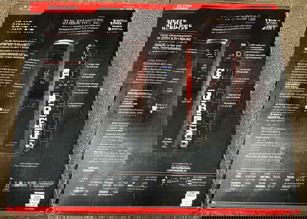 CyberPower 1500VA Sine Wave UPS Power Supply - GX1500U