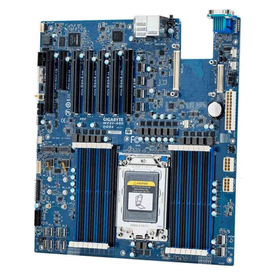 Gigabyte MZ32-AR0 Rev 3.0 Motherboard with AMD EPYC Milan 7C13 CPU Kit
