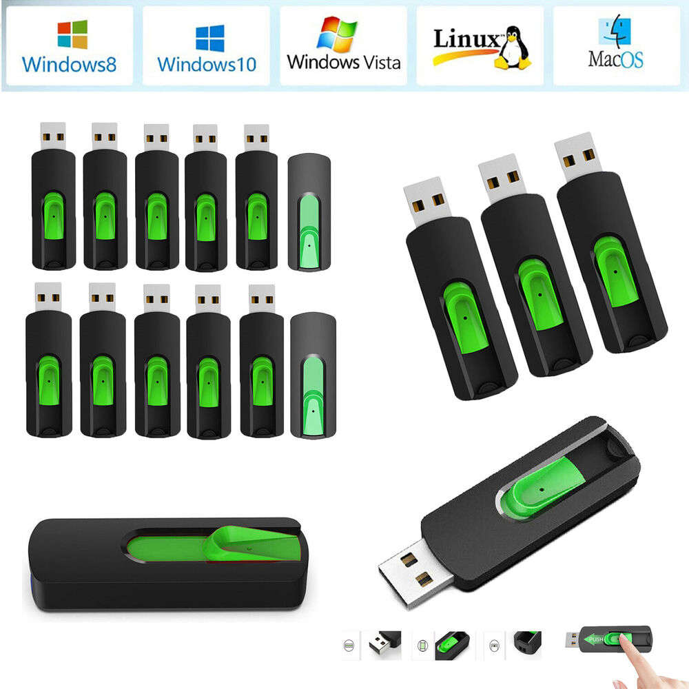 High-Capacity LOT USB Flash Drives - 16GB to 128GB