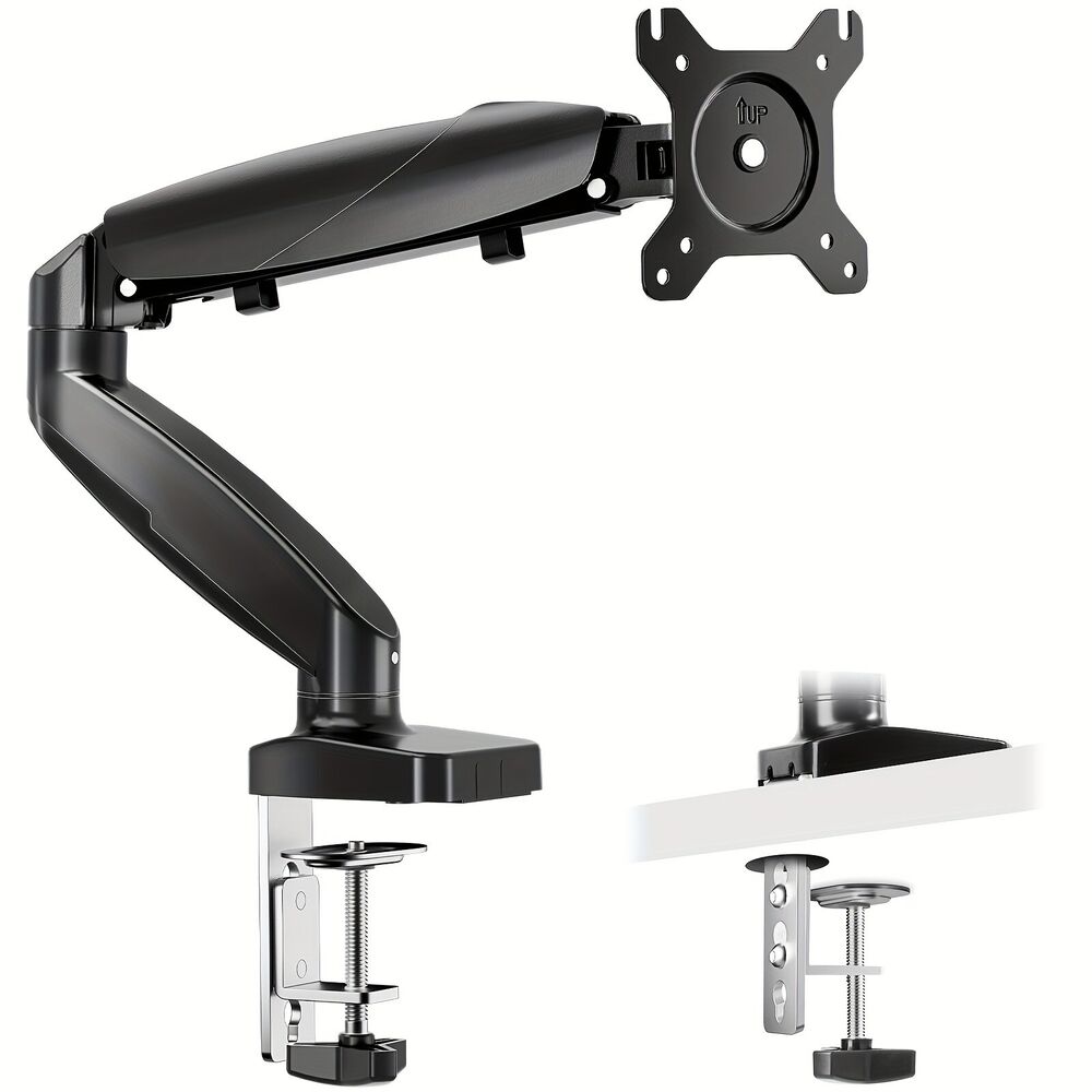 SMUG Dual Monitor Stand Arm - Ergonomic Gas Spring Desk Mount
