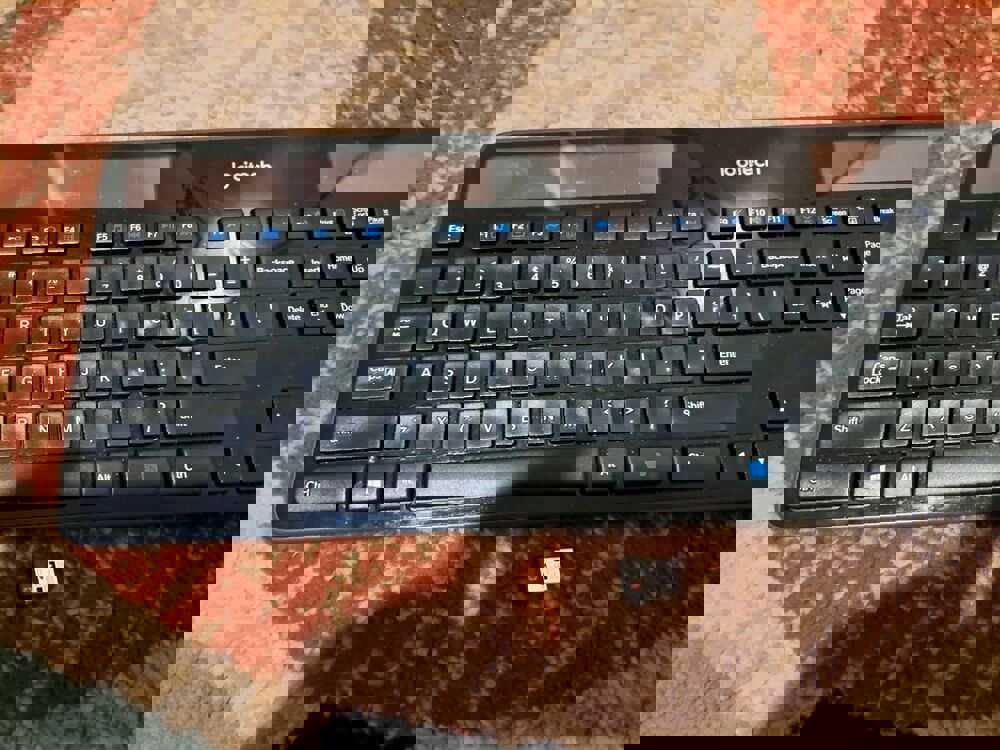 Logitech K750 Solar-Powered Wireless Keyboard with USB Receiver