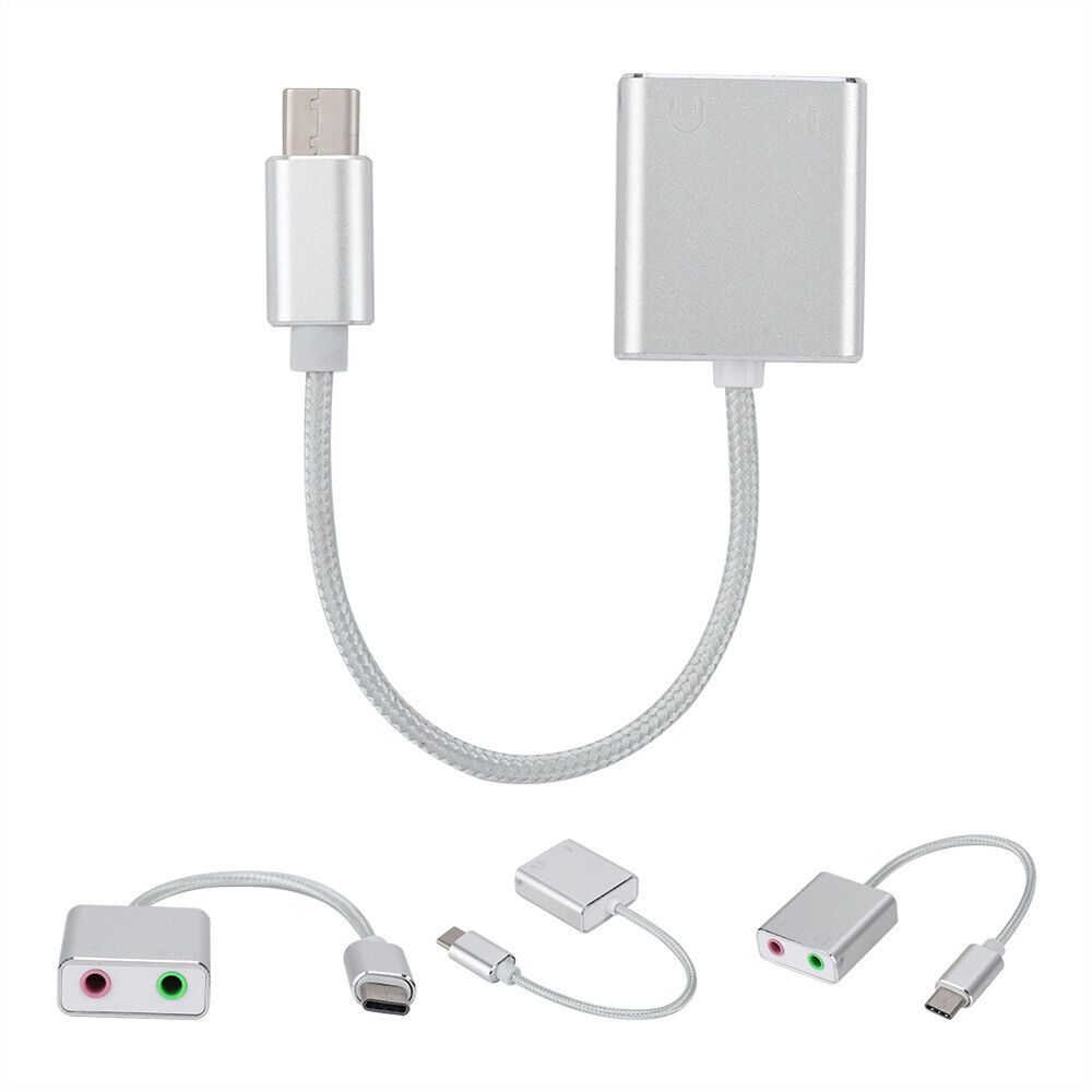Premium Aluminum Alloy External Sound Card for Enhanced Audio on Tablets and Mobile Phones