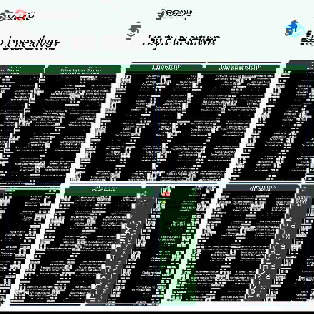 Excel Shortcuts Mouse Pad - Ergonomic Desk Mat for Enhanced Productivity