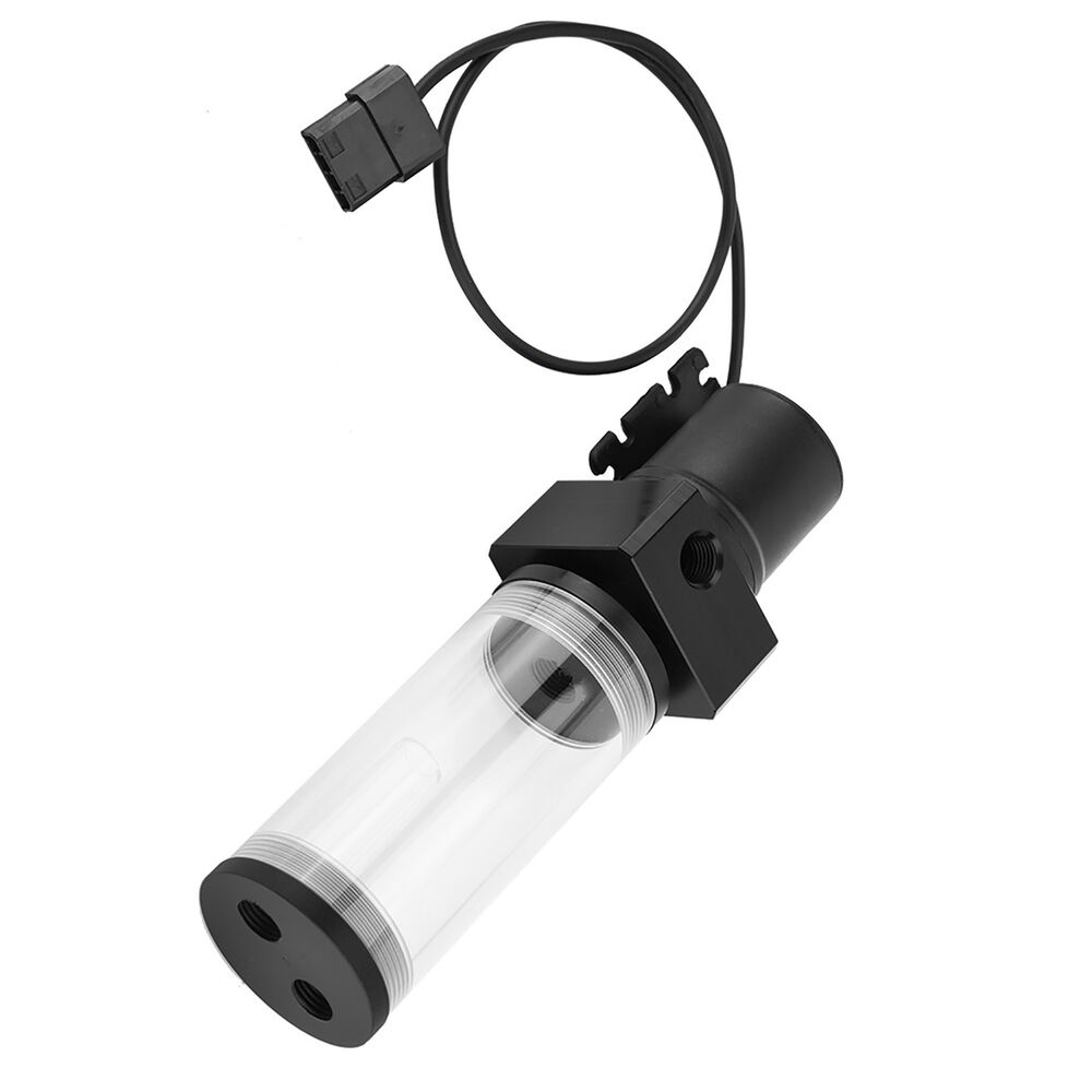 Premium Acrylic DIY Water Cooling Cylinder Reservoir with 19W Pump